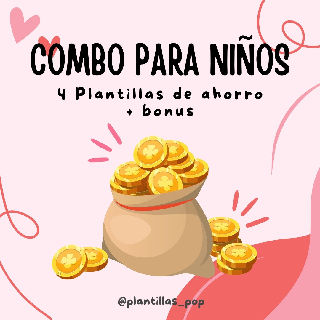 Combo para Niños! 🎈🎈 (4 plantillas)