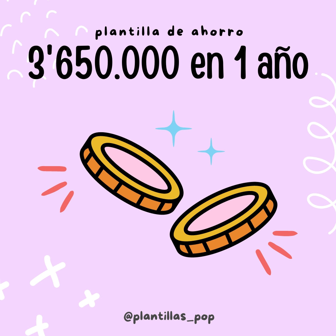 3'650.000 en 365 días