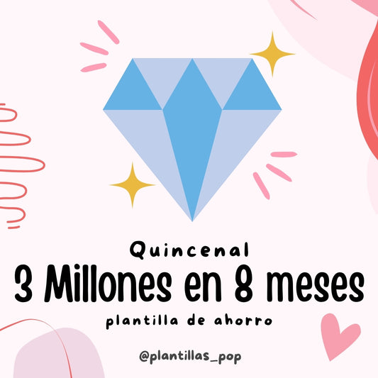 3 Millones en 8 meses