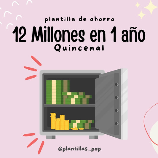 12 Millones en 1 año