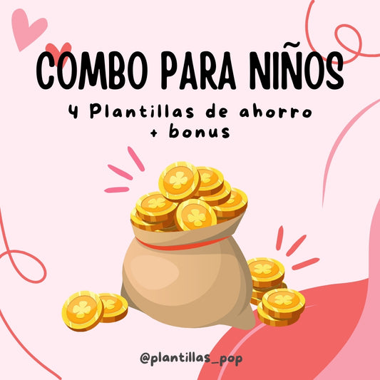 Combo para Niños! 🎈🎈 (4 plantillas)