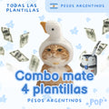 Plantillas de ahorro - Modo mate - Combo