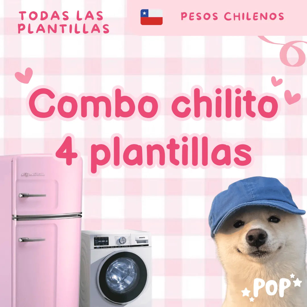 Plantillas de ahorro - Modo chile - combo