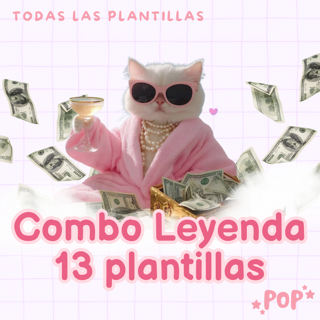 Plantillas de ahorro - Modo combo - leyenda