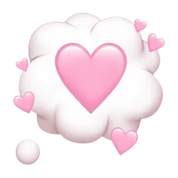 Nube pensante corazon