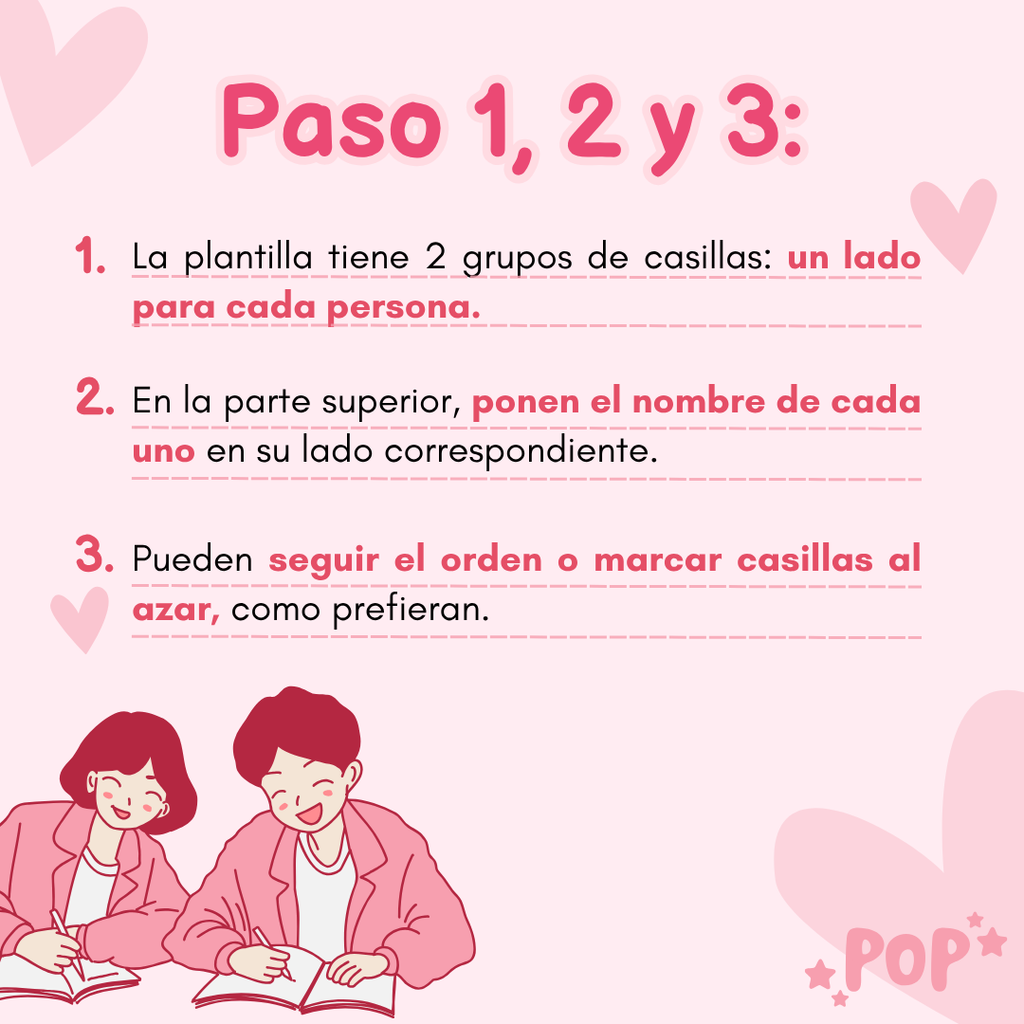 información de plantillas - pareja 1