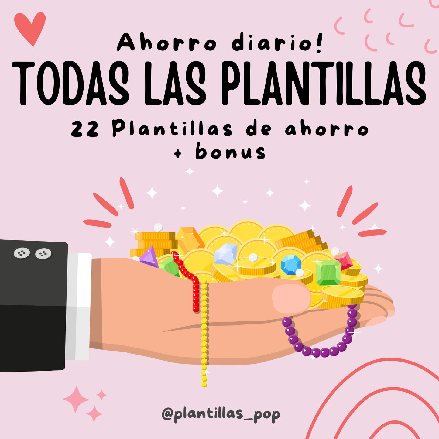 TODAS las plantillas ¡Ahorro Diario! 😱😱 22 Plantillas + bonus