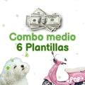 Combo de 6 plantillas de ahorro nivel experta para imprimir