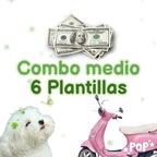 Combo de 6 plantillas de ahorro nivel experta para imprimir