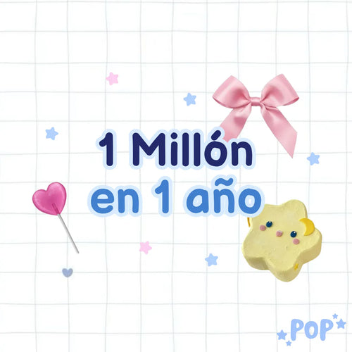 Plantilla de ahorro de 1 millones de pesos colombianos en 1 año solo monedas - Plantillas Pop