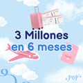 Plantilla de ahorro de 3 millones de pesos colombianos en 6 meses - Plantillas Pop