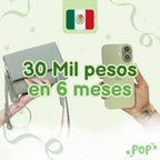 Plantilla de ahorro de 30 mil pesos mexicanos en 6 meses para imprimir