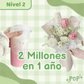 Plantilla de ahorro de 2 millones de pesos colombianos en 1 año - Plantillas Pop